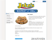 Tablet Screenshot of jakesmarket.com